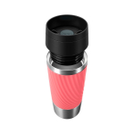 Hermetischer Thermobecher aus Edelstahl Tefal Travel Classic Twist 360 ml farbe korallenrot
