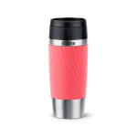 Hermetischer Thermobecher aus Edelstahl Tefal Travel Classic Twist 360 ml farbe korallenrot
