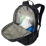 Multifunktionaler Nylon-Rucksack mit mehreren Fächern Thule 23 L farbe schwarz