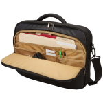 Gepolsterte Polyester-Aktentasche für Laptop und Tablet Case Logic®  15,6” farbe schwarz