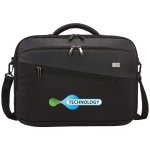 Gepolsterte Polyester-Aktentasche für Laptop und Tablet Case Logic®  15,6” farbe schwarz