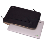 Gepolsterte Laptophülle aus recycelten Materialien Case Logic® 13” farbe schwarz