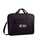Recycelte Laptoptasche mit verstecktem Fach Case Logic® 14” Ansicht mit Druckbereich