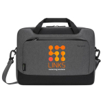 RPET-Laptoptasche mit Fronttasche Targus 15,6” farbe grau