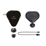 Tragbares Muskelmassagegerät mit Bluetooth und USB-C-Ladung Therabody farbe schwarz