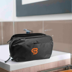 Großer, wasserdichter Nylon-Kulturbeutel zum Aufhängen mit Haken, Peak Design farbe schwarz