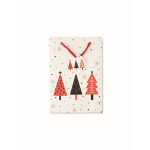 Weihnachts-Geschenktüte Papier klein farbe weiß dritte Ansicht
