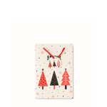 Weihnachts-Geschenktüte Papier klein farbe weiß Ansicht mit Druckbereich