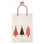 Weihnachts-Geschenktüte Papier groß farbe weiß fünfte Ansicht
