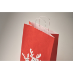 Weihnachts-Geschenktüte Papier klein EU farbe rot zweites Detailbild