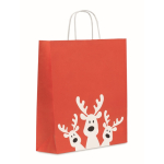 Weihnachts-Geschenktüte Papier groß EU farbe rot