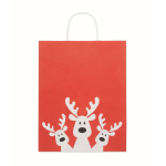 Weihnachts-Geschenktüte Papier groß EU farbe rot dritte Ansicht