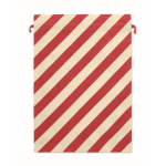 Weihnachts-Geschenkbeutel groß 50x70 cm farbe rot dritte Ansicht