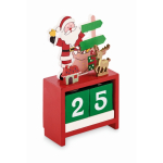 Weihnachts-Countdown-Schreibtischkalender farbe gemischt