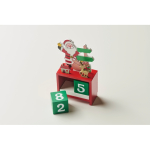 Weihnachts-Countdown-Schreibtischkalender farbe gemischt Detailbild