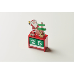 Weihnachts-Countdown-Schreibtischkalender farbe gemischt Detailbild