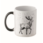 Weihnachts-Keramiktasse mit Henkel 300 ml farbe schwarz
