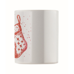 Weihnachts-Keramiktasse mit Henkel 300 ml farbe rot fünfte Ansicht