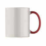 Weihnachts-Keramiktasse mit Henkel 300 ml farbe rot sechste Ansicht