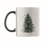Weihnachts-Keramiktasse mit Henkel 300 ml vierte Ansicht