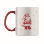 Weihnachts-Keramiktasse mit Henkel 300 ml vierte Ansicht