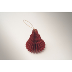 Papieranhänger Weihnachtsbaum personalisierbar farbe rot zweites Detailbild