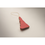 Papieranhänger Weihnachtsbaum personalisierbar farbe rot drittes Detailbild