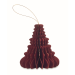 Papieranhänger Weihnachtsbaum personalisierbar farbe rot vierte Ansicht
