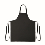 Schürze verstellbar mit Taschen 240 g/m² farbe schwarz vierte Ansicht