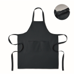 Schürze verstellbar mit Taschen 240 g/m² farbe blau
