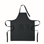 Schürze verstellbar mit Taschen 240 g/m² farbe blau zweite Ansicht
