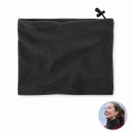 Einheitsgröße, verstellbarer Kragen aus Fleece farbe schwarz