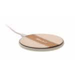 Cotton/Kork Wireless Charger 15W farbe weiß Hauptansicht zweite Ansicht