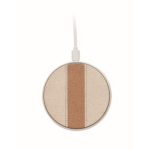 Cotton/Kork Wireless Charger 15W farbe weiß sechste Ansicht