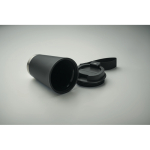 Doppelwand-Becher To-Go RPET-Band 300 ml farbe schwarz