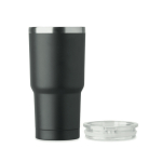 Edelstahlbecher mit Schiebedeckel 500 ml farbe schwarz sechste Ansicht