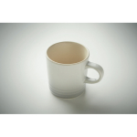 Keramiktasse mit Farbverlauf 290 ml farbe weiß Ansicht mit Druckbereich