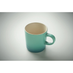 Keramiktasse mit Farbverlauf 290 ml farbe türkis dritte Ansicht