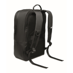 Schwarzer RPET-Laptoprucksack wasserfest 16'' farbe schwarz zweite Ansicht