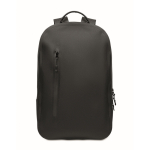Schwarzer RPET-Laptoprucksack wasserfest 16'' farbe schwarz dritte Ansicht