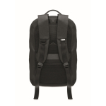 Schwarzer RPET-Laptoprucksack wasserfest 16'' farbe schwarz vierte Ansicht