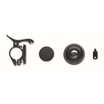 Fahrradklingel mit Apple®-Finder farbe schwarz vierte Ansicht