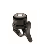 Fahrradklingel mit Apple®-Finder farbe schwarz Ansicht mit Druckbereich