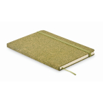 A5-Recycling-Notizbuch Hardcover liniert farbe grün zweite Ansicht