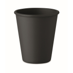 Wiederverwendbarer einwandiger Becher aus Mais, 200 ml farbe schwarz