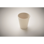 Wiederverwendbarer einwandiger Becher aus Mais, 200 ml farbe beige zweites Detailbild