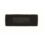 Sport-Stirnband mit Patch personalisierbar farbe schwarz zweite Ansicht