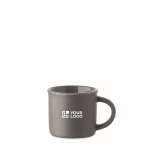 Espresso-Tasse Keramik 40 ml personalisierbar farbe dunkelgrau Ansicht mit Druckbereich