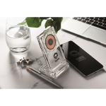Handyhalter transparent mit Wireless Charger 15W farbe transparent Stimmungsbild Hauptansicht