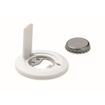 Magnetischer iPhone®-Halter mit Flaschenöffner farbe weiß zweite Ansicht